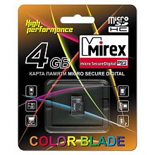   microSDHC Mirex 4 Gb Class 4