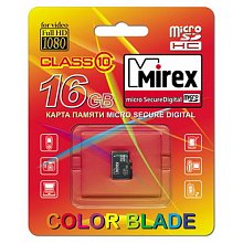   microSDHC+SD Mirex 16 Gb Class 10